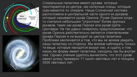 Млечный путь относится к типу спиральных галактик