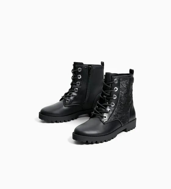 Черные ботинки для девочек. Zara Kids ботинки 7023/003/999. Ботинки Zara детские черные. Ботинки Zara кожа.