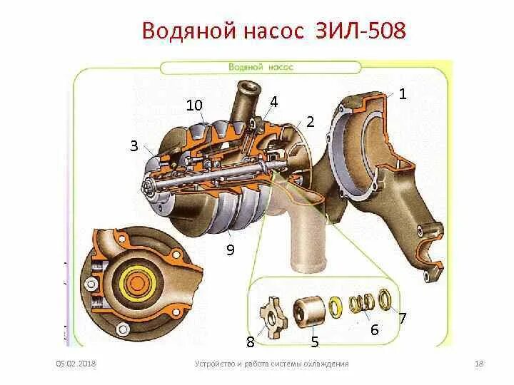 Помпа зил 131. Водяной насос автомобиля ЗИЛ 130. Водяной насос двигателя автомобиля ЗИЛ 131. Водяной насос системы охлаждения ЗИЛ 131. Система охлаждения ЗИЛ 130 водяной насос.