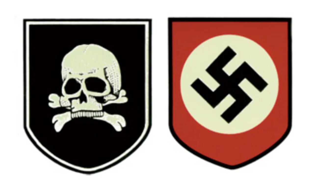 Дивизия Тотенкопф. Шеврон дивизии СС мертвая голова. Нашивки дивизий нацистской Германии.