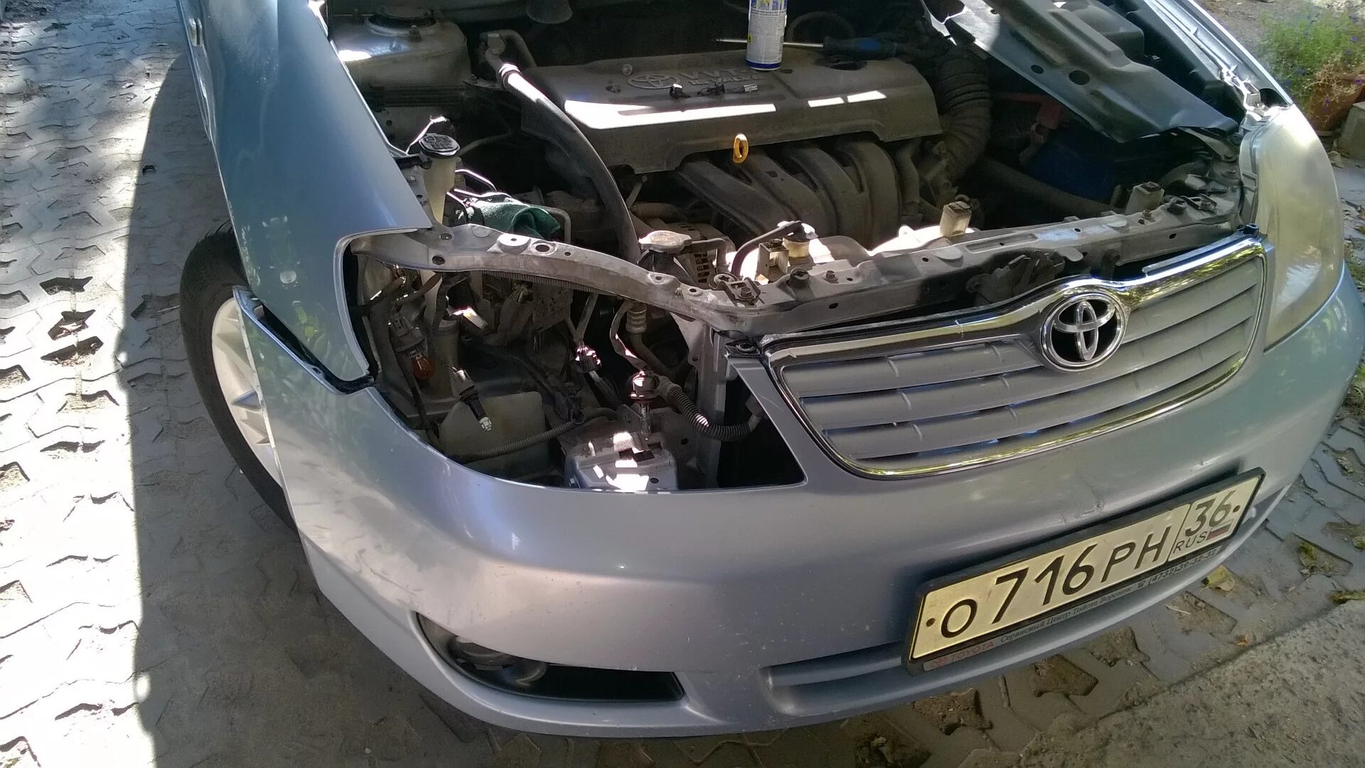 Полировка фар тойота королла Е150 - Toyota Corolla (140/150), 1,6 л, 2008 года с