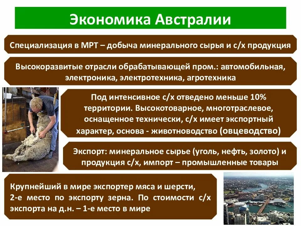 Хозяйственная деятельность населения океании