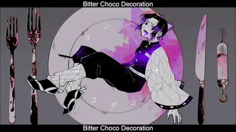 Bitter choco decoration