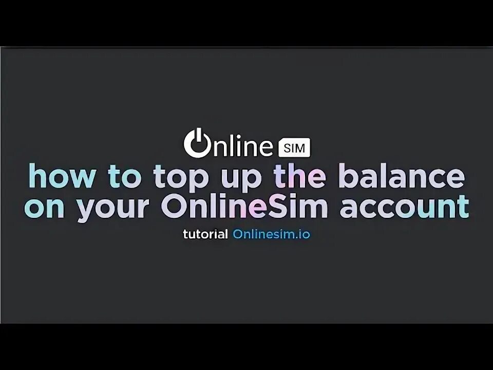 Https onlinesim io