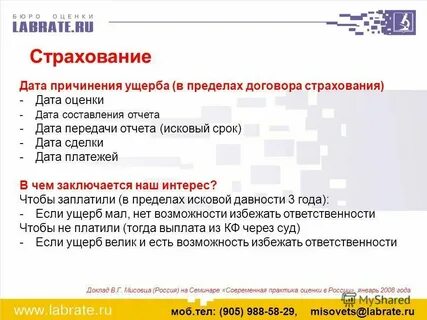 Практика по оценке