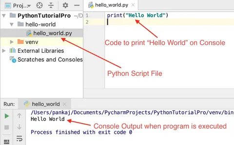 Print hello world python