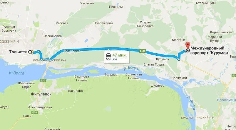 На чем можно доехать до самары