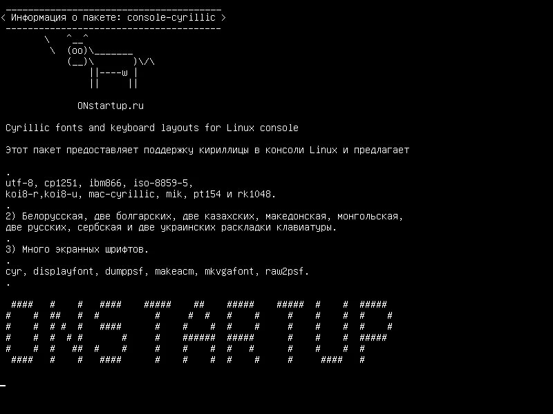 Console установка. Консоль linux. шрифты linux. шрифты линукс. установка из консоли netf3.