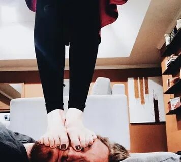 Trampling face feet