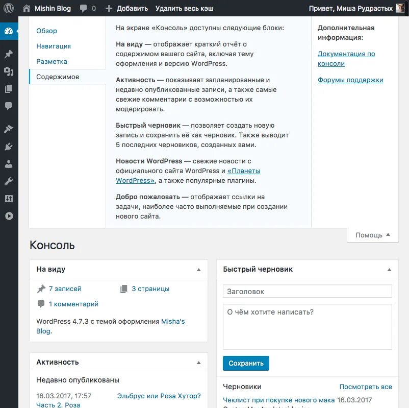 WORDPRESS админка. Панель администратора вордпресс. Админ панель WORDPRESS. WORDPRESS панель управления.