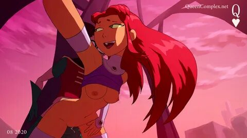 Robin and Starfire - QueenComplex - Teen Titans. 