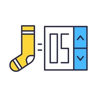 Warenmengenoption, Sockenkauf. isolierte vektorillustration 7484046 Vektor ...