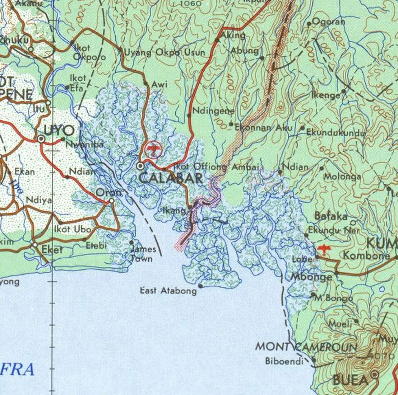 Гвинейский залив на карте. Гвинейский залив на карте Африки.