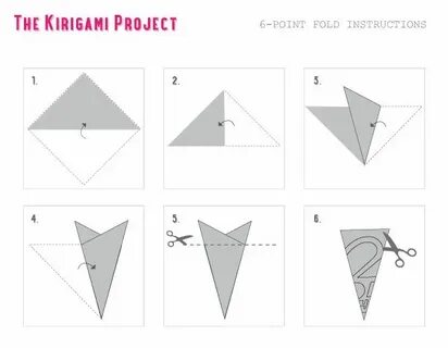 Как складывать снежинки из бумаги