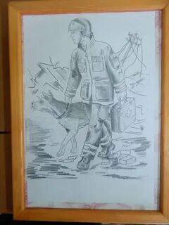 Рисунок спасатели глазами детей