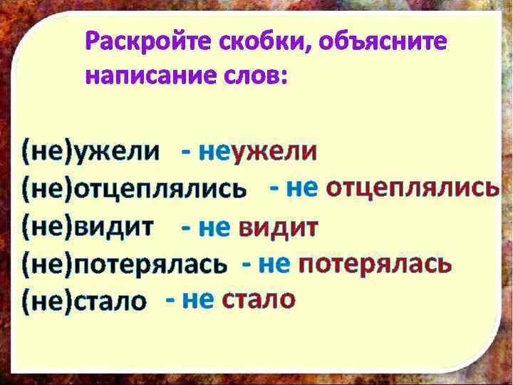 Неужели как пишется. Раскройте скобки объясните правописание не. Раскройте скобки объясните написание слов. Не ужели как правильно написать. Как пишется слово видеться