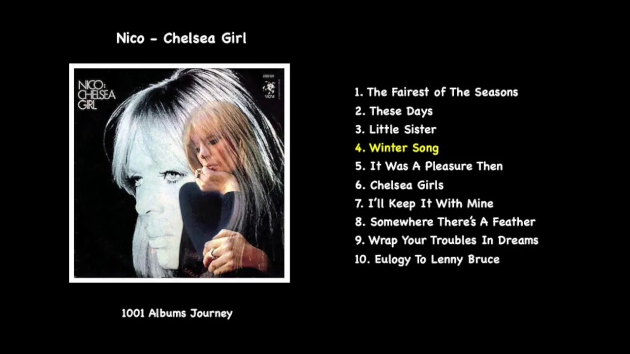 Nico "Chelsea girl". Nico these Days. Nico the Fairest of the Seasons. Nico Lyrics these Days. These days песня