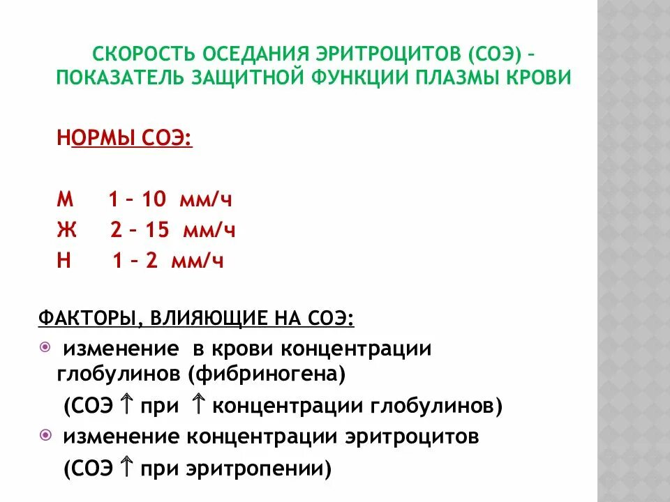 Роэ норма у детей. Скорость оседания эритроцитов норма у женщин причины. скорость реакции оседания эритроцитов функции. скорость оседания эритроцитов соэ показатели. норма оседания эритроцитов у человека.