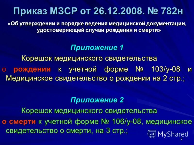 П приказ 782. Приказ 782н. Приказ 782н кратко. ПОТРВ 782н. Слайды к приказу 782.