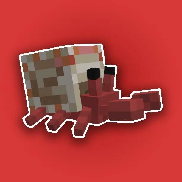 Tl skin cape 1.20. Краб в МАЙНКРАФТЕ. Мод краб майн. Minecraft Hermit. Gem Crabs майнкрафт.