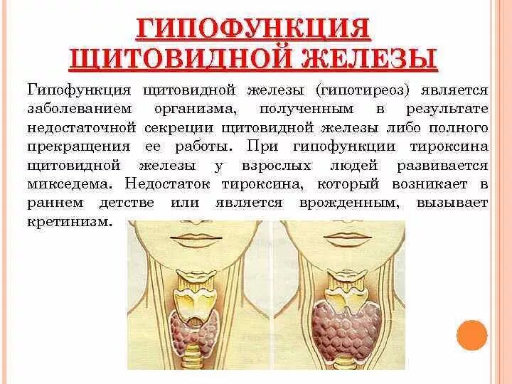 При гипофункции железа у человека развивается