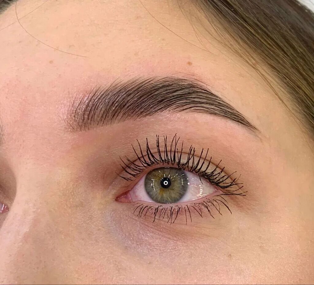 Брови brow up. Brow lamination.