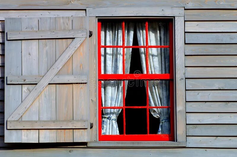 Red window
