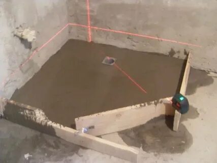 Поддон для душа под плитку своими руками