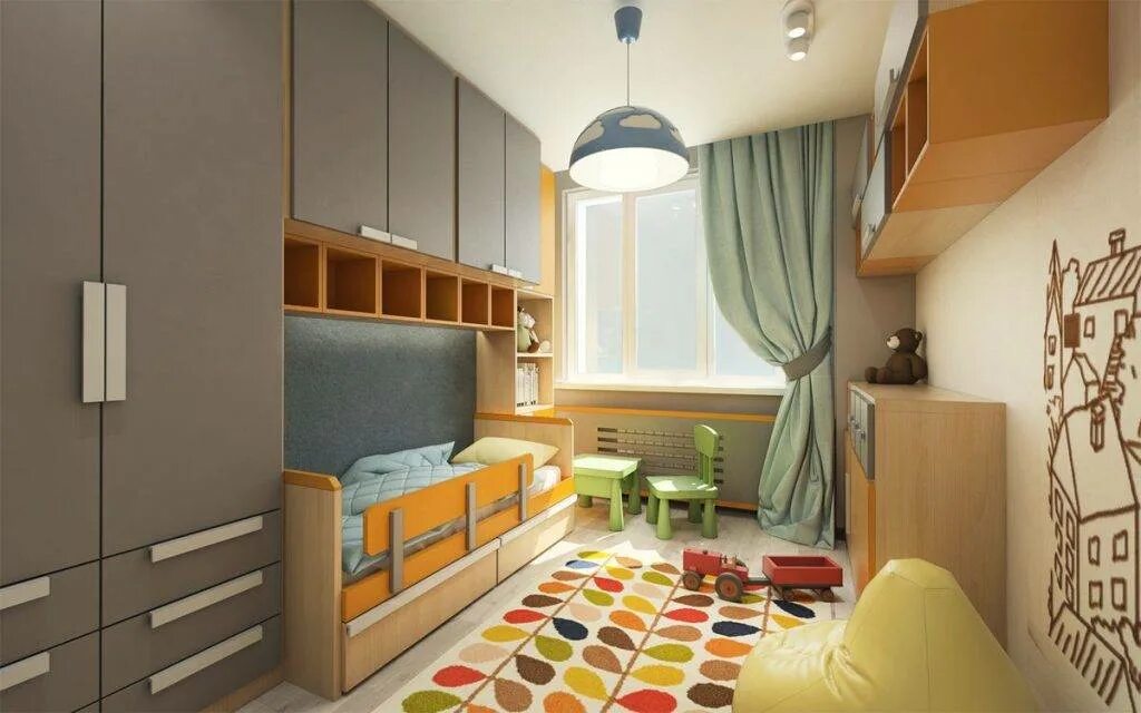 Планировка комнаты для мальчика. Небольшая детская комната. Планировка детской комнаты. Детская комната планировка. Дизайн маленькой детской.