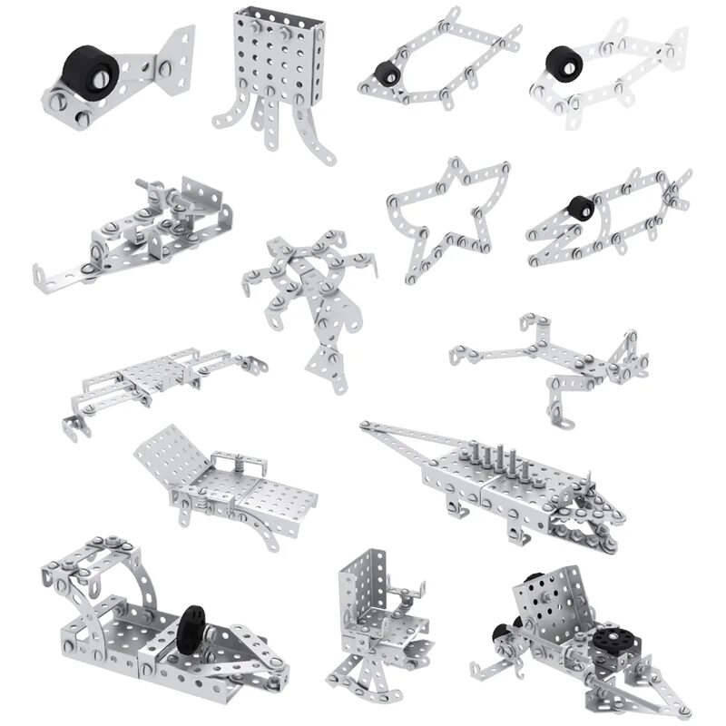 Набор деталей для сборки. Конструктор металлический Юниор 19 моделей. Металлический конструктор "набор №2", 290 деталей. Конструктор металлический номер 1 Мульти пультм. Конструктор металлический ЮНЛАНДИЯ мельница.