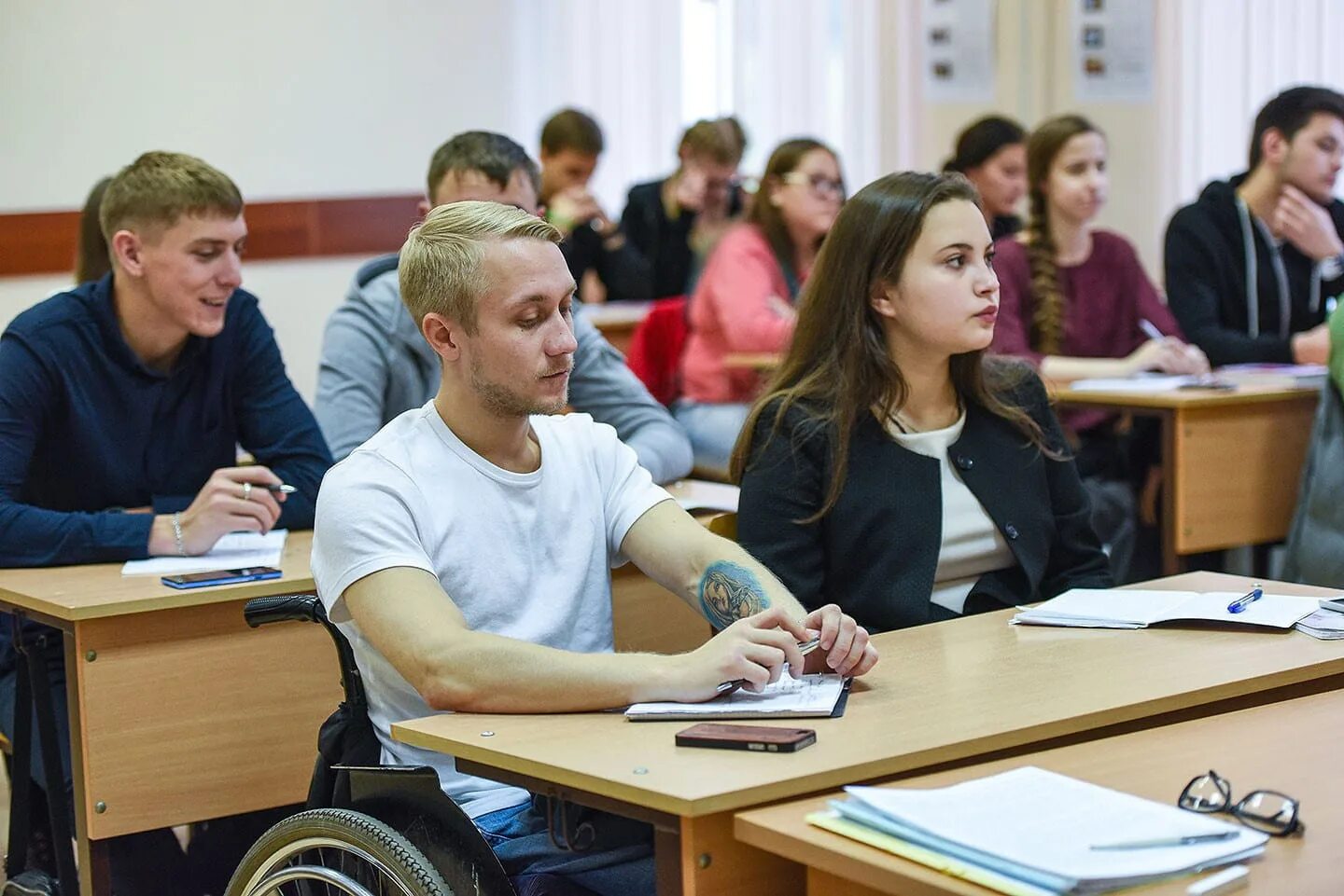 Работа на очном обучении