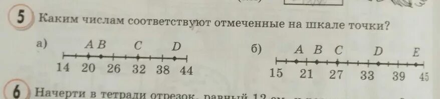 Какой точке соответствует число 5. Какой точке соответствует число 5