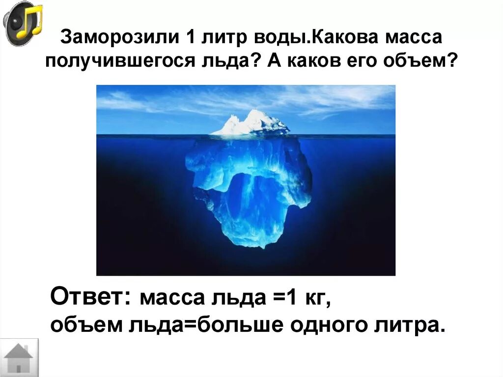 Огромная масса воды. Объем льда. Объем льда и воды. Масса льда. Вес льда и воды.