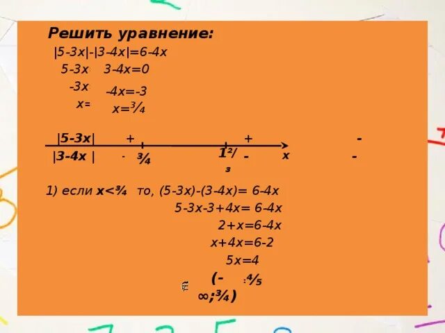 3х 7 5х при 6. (Х – 3)2 – 4 = ((Х – 3) – 2)((Х – 3) + 2). 2х+5/х2+х-2/х 3х/х+1. 2(1-Х)>5х-(3х+2). (Х-3)(Х-4)(Х-5)-(Х-2)(Х-4)(Х-5)=0.