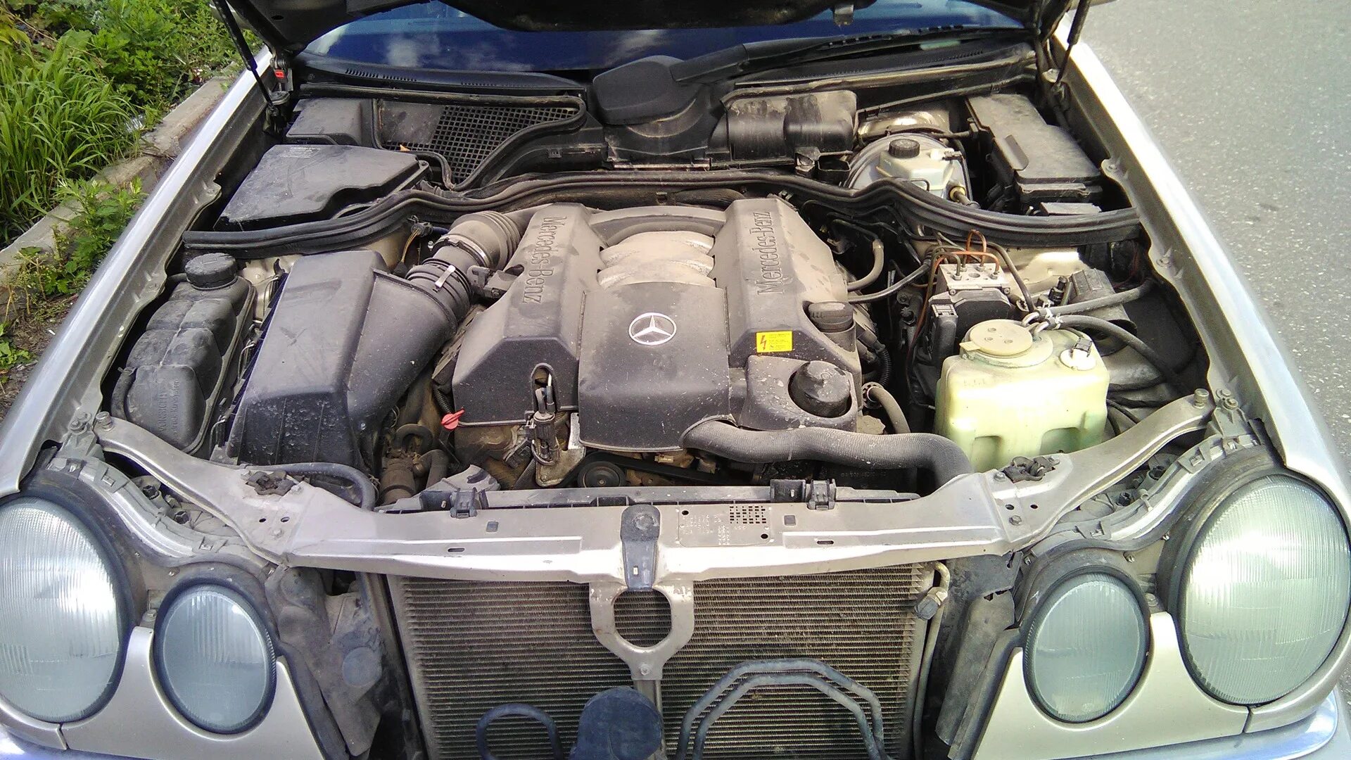 Мерседес w210 e240 как снять мотор Mercedes M112 3.2 v6 spark plug replacement w208 YouTube