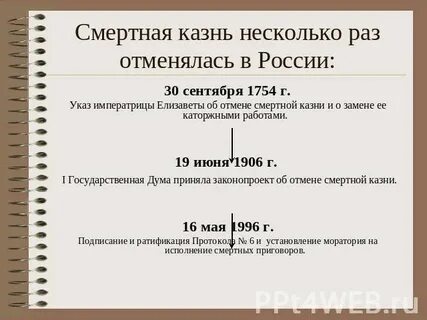 Когда отменили мораторий на смертную казнь