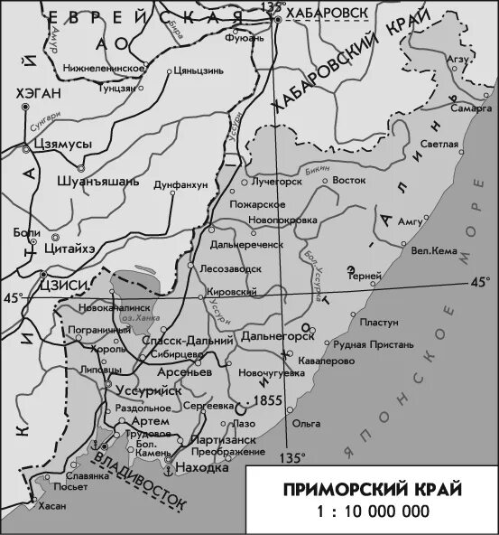 Карта Приморского края с населенными пунктами. Карта гор Приморского края. Карта Приморского края населенные пункты. Географическая карта Приморского края.