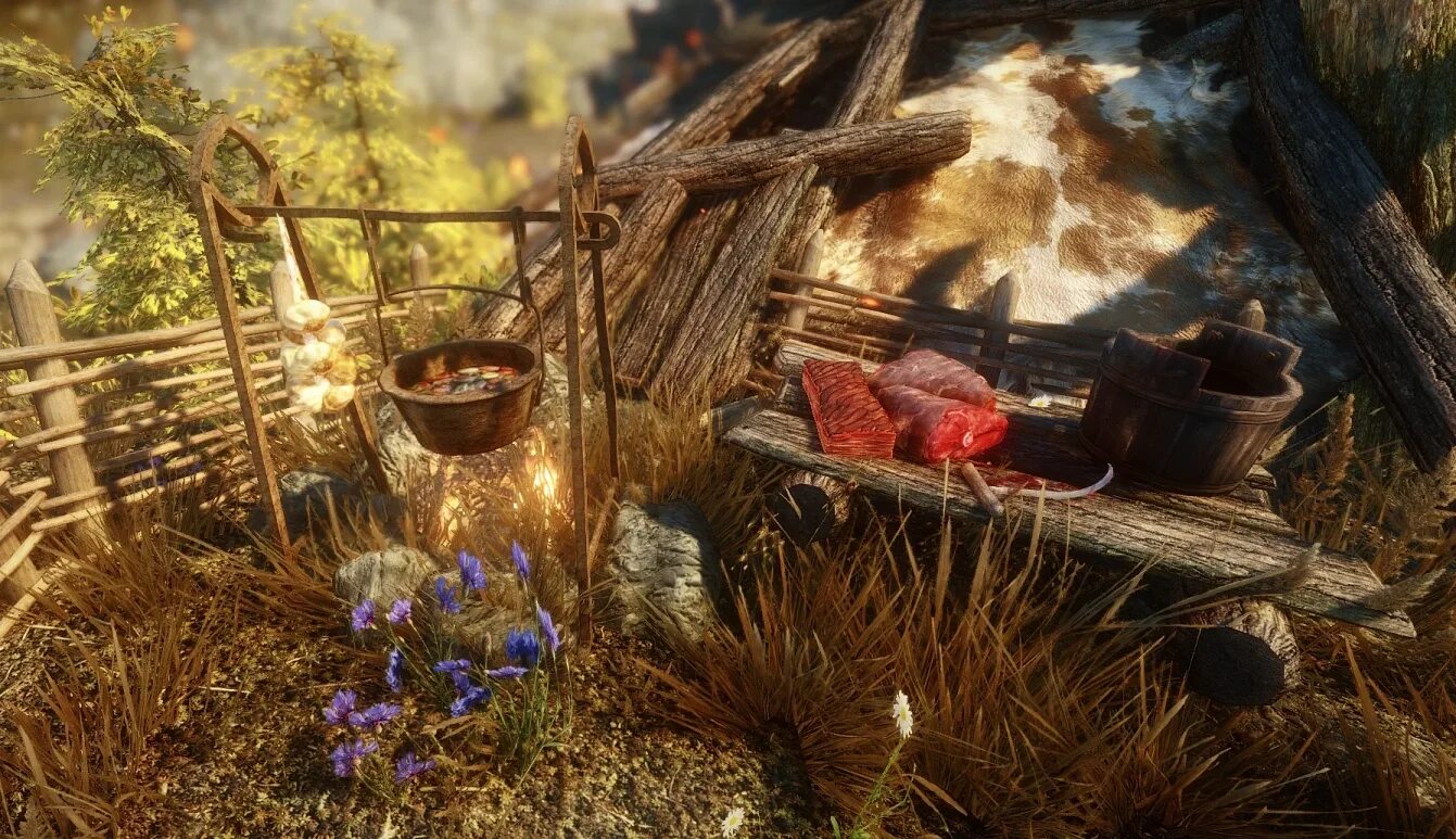 Omen s visual overhaul сборка модов. Skyrim pubg. Fallout 4 озеленение содружества. Скайрим хижина рыбака. Ds 1 remastered.