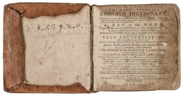 First dictionary was