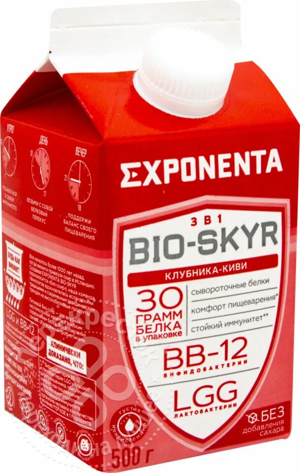 Exponenta Bio Skyr. Йогурт Exponenta Bio Skyr. Напиток кисломолочный Exponenta Bio-Skyr клубника-киви 500г (Беларусь) 500г. Exponenta йогурт шоколадный.