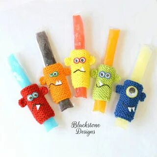 Monster Popsicle Holders PDF knit pattern ONLY Summer 1 - изображение.