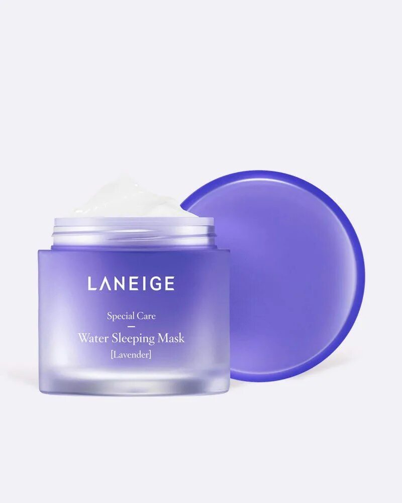 Увлажняющая ночная маска для лица. Laneige water sleeping mask 15ml. laneige маска ночная увлажняющая - water sleeping mask, 70мл. увлажняющая ночная маска. лаванда (laneige water sleeping mask lavender) 15 мл.