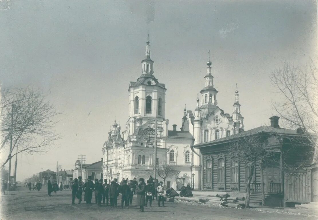 Спасская Церковь Тюмень. Спасская Церковь Тюмень 20 век. Храм \Спаса Нерукотворного Тюмень. Спасской церкви в Тюмени.