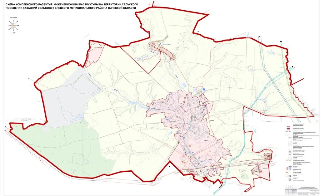 Карта инфраструктуры района. Программа комплексного развития транспортной инфраструктуры. Программа развития комплексной инфраструктуры сельского поселения. Казацкий сельсовет Елецкого района.