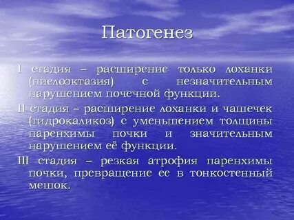 Пиелоэктазия почек что это