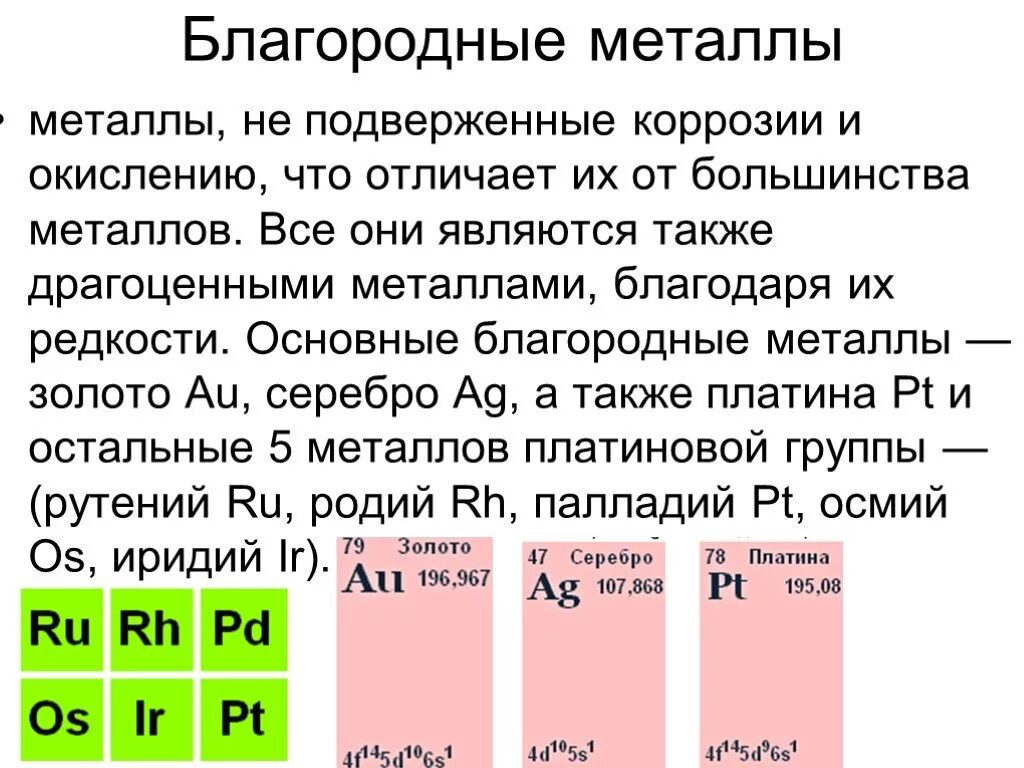 Какие металлы относятся к драгоценным. Благородные металлы. Благородные металлы список. Характеристика благородных металлов. Благородные цветные металлы.