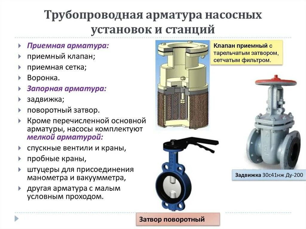 На каком трубопроводе устанавливают запорную арматуру