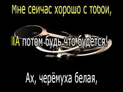 Караоке ах черемуха