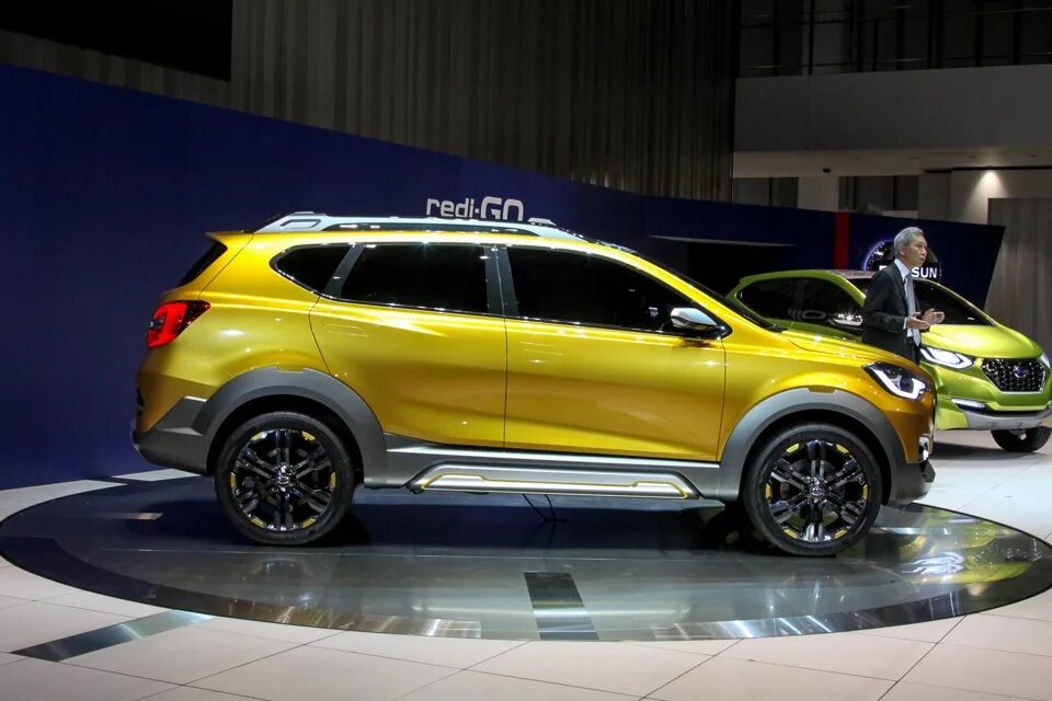 Новый кроссовер недорого. Datsun go-Cross. Новый Датсун go Cross. Datsun go-Cross Concept. Датсун го кросс концепт.