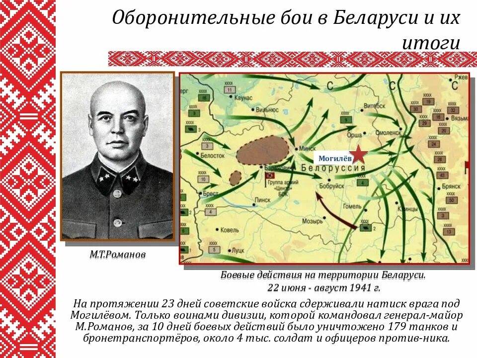 Начало оборонительного боя